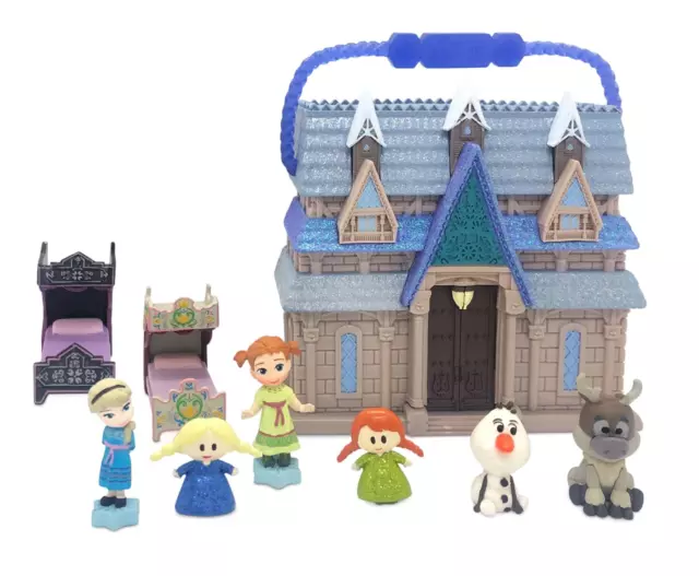 Disney Animator Littles Playset Frozen Elsa, Anna, Olaf NEW Deboxed