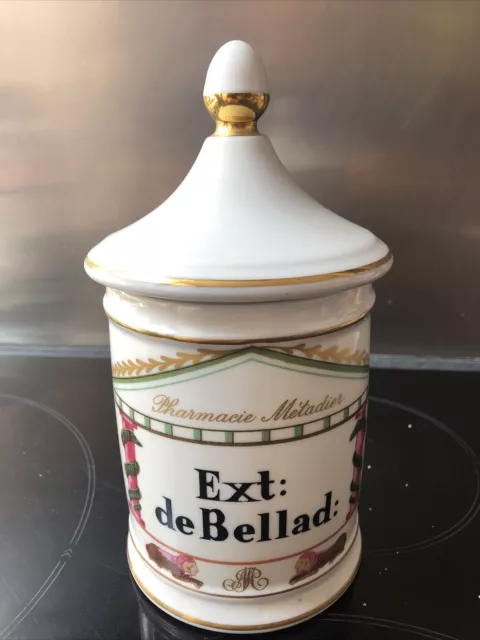 POT A PHARMACIE LIMOGES  « Ext: de Bellad:– PHARMACIE METADIER »