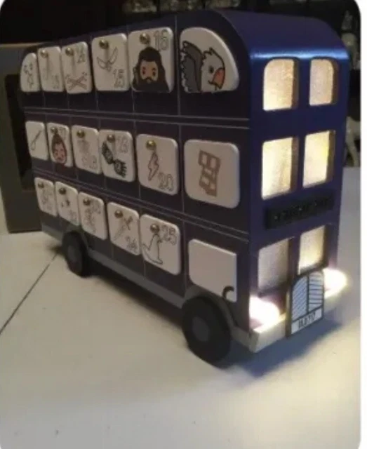 HARRY POTTER KNIGHT Bus Advent Calendar Led Light Up Hogwarts £24.99