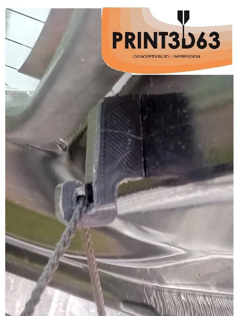 Paire D'embouts D'axe Pour Support De Plaque Arrière Renault Clio Estate (versions 2 & 3)