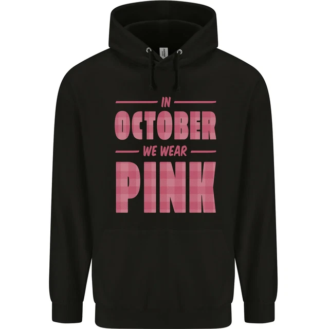 Sweat à Capuche Octobre Rose - Support Cancer Du Sein - Cadeau Pour Survivante, Mère, Amie - Coupe Classique 241g - 9