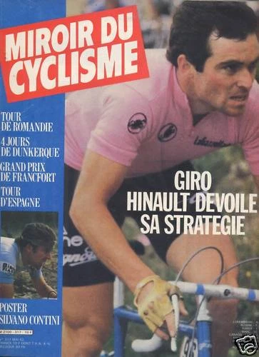 MIROIR DU CYCLISME n°233 ¤ 1977 ¤ BERNARD HINAULT - AVEC POSTER RAYMOND DELISLE | UK