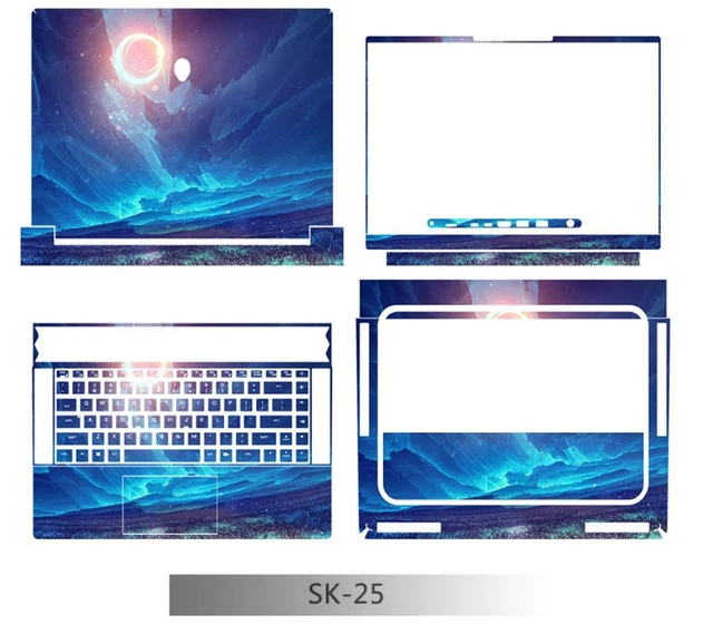 Dazzle Vinyl Laptop Special Sticker Skin For Alienware X16 2023
