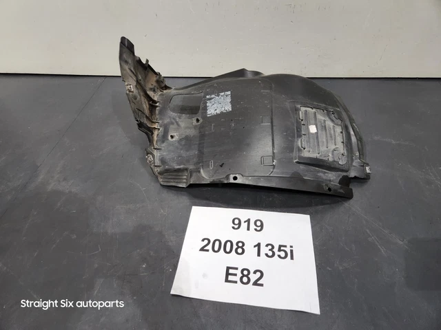 ✅ 08-13 OEM BMW E88 E82 Bottom Left Driver Fender Liner Wheel Splash Shield