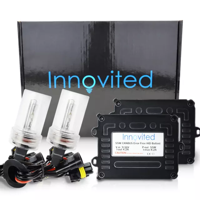 Innovited 55W Canbus HID Conversion kit H4 H7 H11 H13 9003 9005 9006 9007 6000K