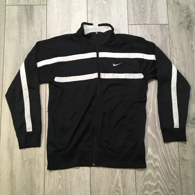 Giacca da pista Nike bambini nera bianca a righe - 14-16 anni