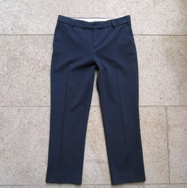 Mos Mosh Damen Hose "Bella Pique Pant" verkürzt Gr. 38 blau