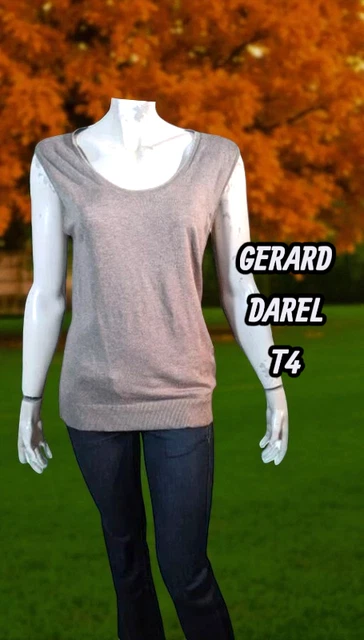 Pull Fin Femme Bonobo, Gris, Taille M, VFP016, Occasion Très Bon état