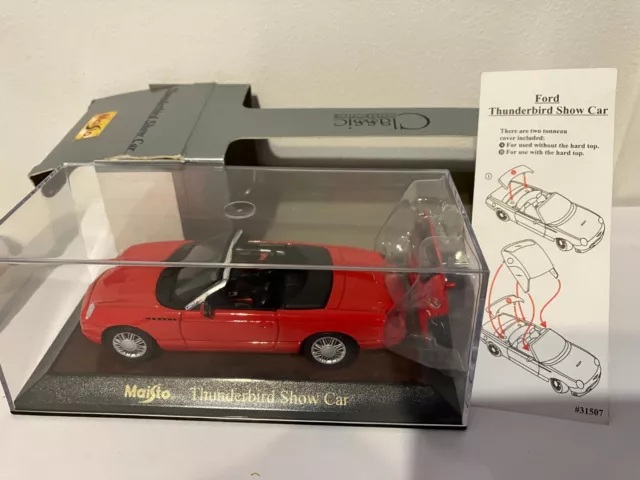 Maisto thunderbird show car shop