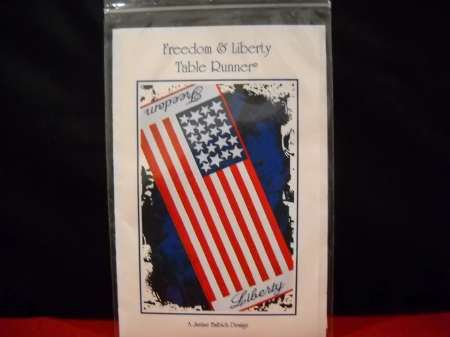 Corredora de mesa Freedom & Liberty Janine Babich Design (CD) #envío gratuito