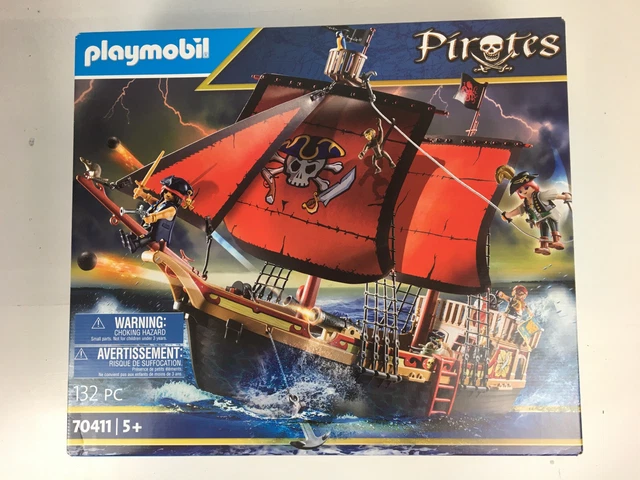 PLAYMOBIL PIRATES 70411 Skull Pirate Ship EUR 63,65 - PicClick FR