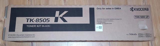 Toner originale Kyocera TK-8505 K 4550ci 4551 5550ci 5551 nuovo nero