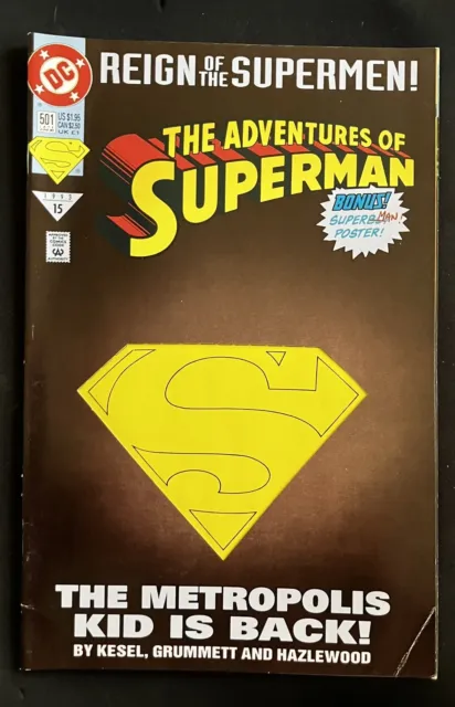 DC Comics The Adventures Of Superman #501 Modern Age June 1993 Comic Book NM
