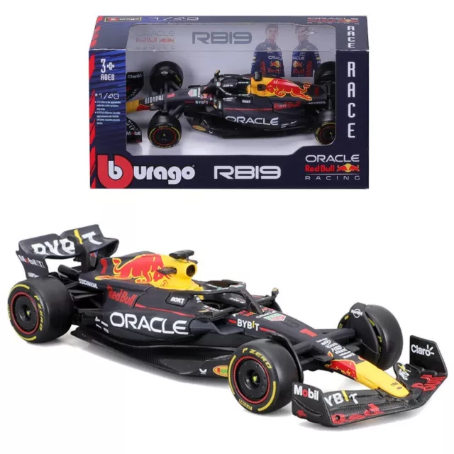 Bburago F1 Red Bull Racing RB19 #1 Max Verstappen 2023 1:43 Model Racing Car