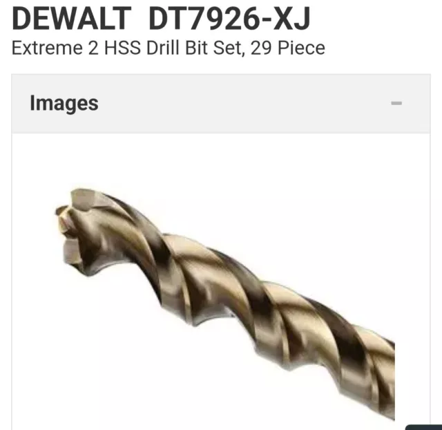 DEWALT  DT7926-XJ   Extreme  29 - Piece  Metal  Drill  Bit  Set