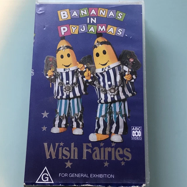 BANANAS IN PYJAMAS Wish Fairies Abc Video VHS 1195 Free Post Kids