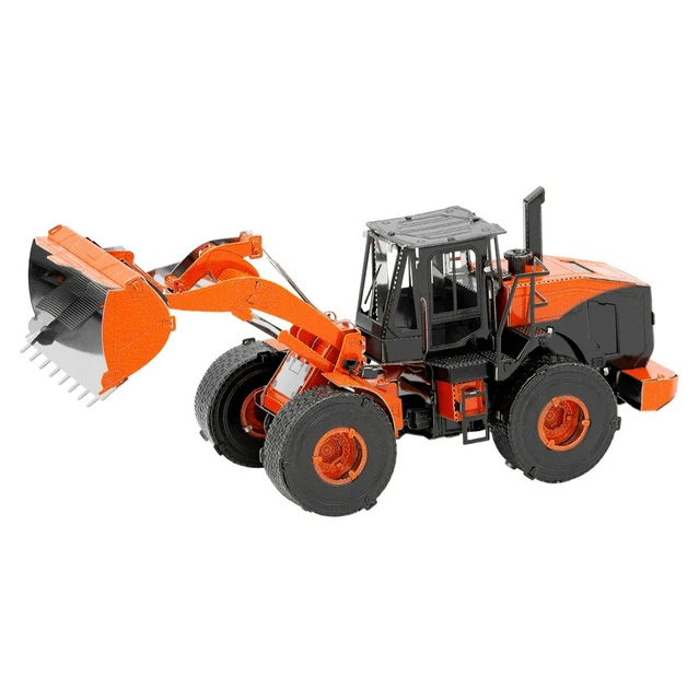 METAL EARTH CONSTRUCTION Wheel Loader 3D Laser Cut DIY Puzzle Model ...