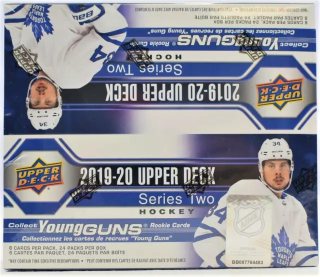 2019/20 Upper Deck Series 2 Hockey 24-Pack Box