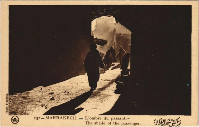 CPA AK MARRAKECH Obre du passant MOROC (23867)