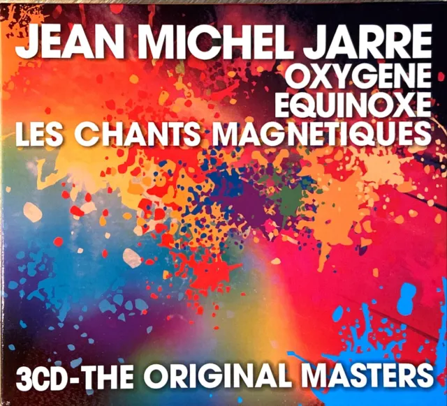 COFFRET BOX SET 3xCD ALBUM JEAN MICHEL JARRE THE ORIGINAL MASTERS REMASTERED