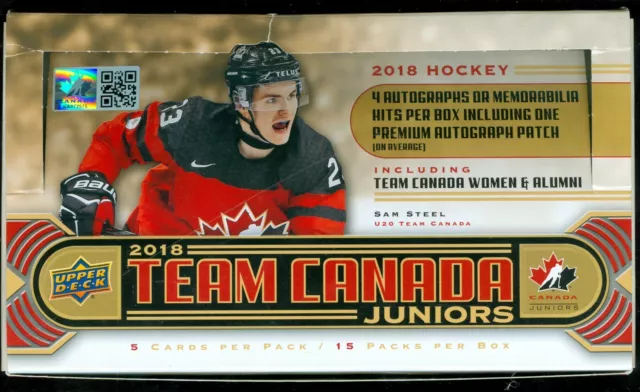 2018-19 Upper Deck Team Canada Juniors /225 JERSEY 1 A 100 SEE LIST