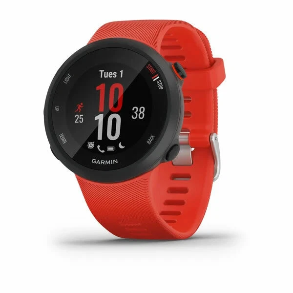 Orologio Cardio al polso GPS Running Outdoor GARMIN FORERUNNER 45 rosso lava