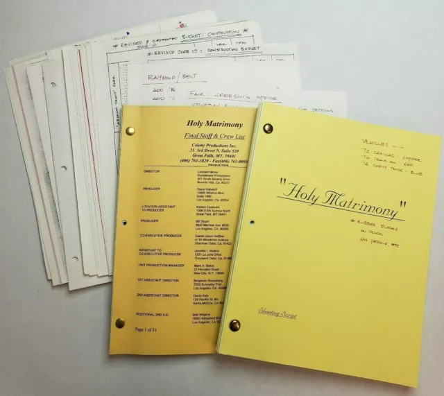 HOLY MATRIMONY / Leonard Nimoy 1993 Screenplay JOSEPH GORDON-LEVITT as hutterite