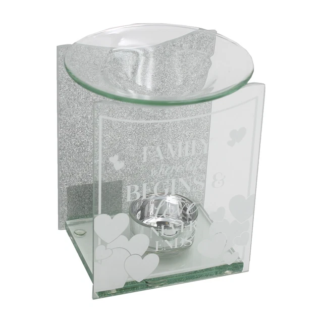 2 Plats En Verre Transparent Pour Chauffe-Cire / Diffuseur Huile - Résistants à La Chaleur, Faciles à Nettoyer, Élégants
