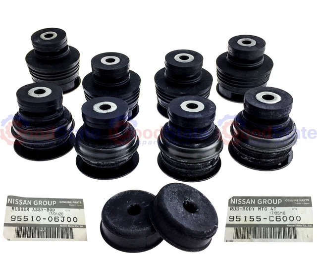 GENUINE NISSAN PATROL GQ Y60 SWB Wagon Body Mount Set Kit Rail genuine-nissan-patrol-gq-y60-swb-wagon-body-mount-set-kit-rail