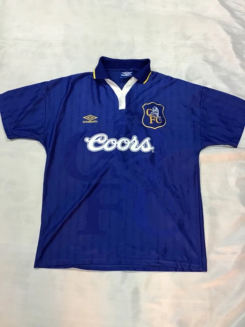 VINTAGE CHELSEA 1995 Umbro Coors Home Football Shirt Jersy 79.99