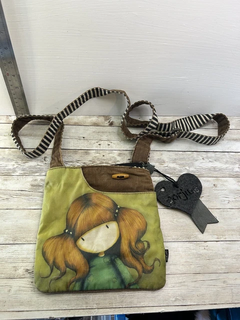 SANTORO GORJUSS SLOUCHY Shoulder Cross Body Bag Purrfect Love