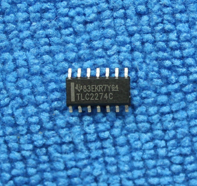 5 Pezzi TLC2274C TLC2274CDR, Circuito Integrato IC SOP-14, Generico, Nuovo