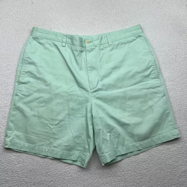 Vineyard Vines Casual Shorts Mens Size 36 Green Flat Front Preppy Chino