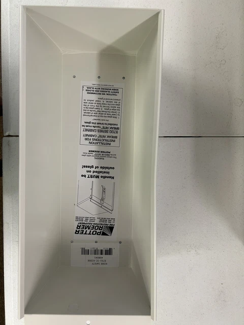 Kidde Heavy-Duty Surface Mount Fire Extinguisher Cabinet in White Steel 5 Lb