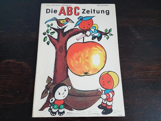 ABC Zeitung 1965/66 Oktober mit Bastelbogen DDR, Bilderheft