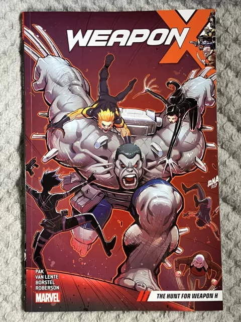 Marvel Comics Weapon X The Hunt For Weapon H Graphic Novel 2017 New Adult