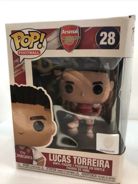 Funko POP! Football S2 Vinyl Figure - LUCAS TORREIRA ~ Arsenal ~ #28 ~ NEW ~