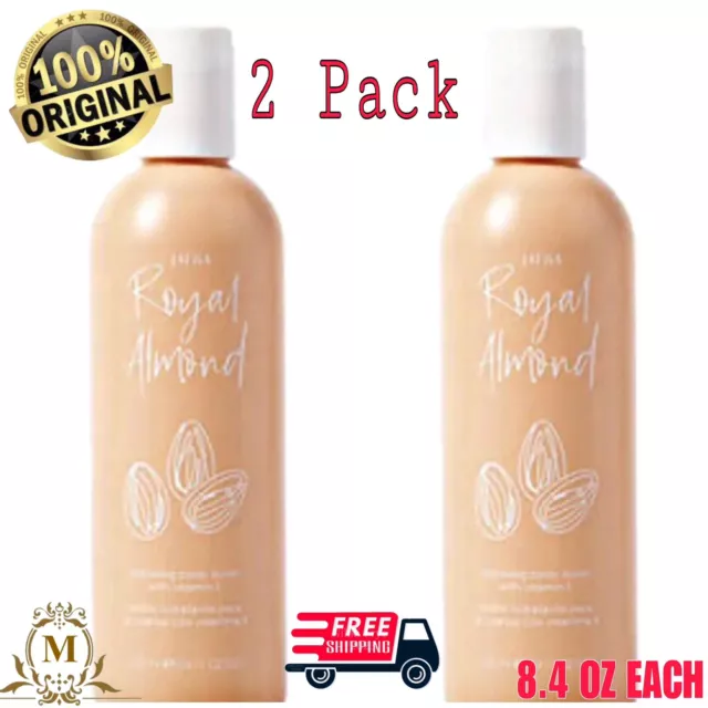 2 Pack, Jafra Royal Almond Body Oil  With Vitamin E 8.4 FL OZ each NEW & SEALED