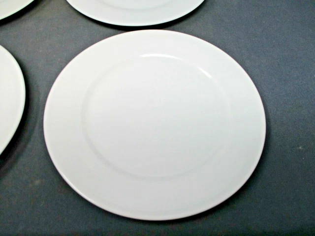 3 Vintage Thomas Bavaria York White Pattern 6 1/8" Bread Dessert Plates