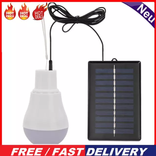 5V 15W 300LM Portable Solar Power Outdoor Lamp Low Power Consumption Bulb