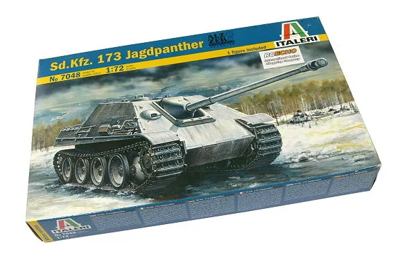 ITALERI MILITARY MODEL 1/72 Sd.Kfz. 173 Jagdpanther Scale Hobby 7048 ...