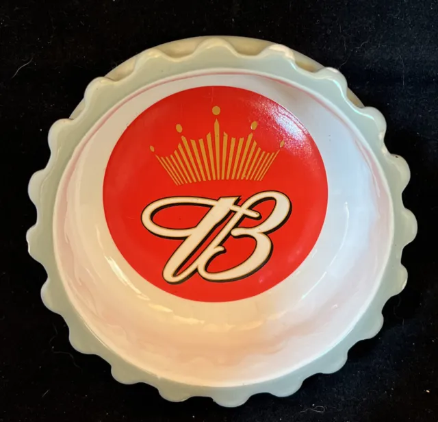 2005 Budweiser King Of Beers Anheuser Busch Ashtray Dish Bottle Cap