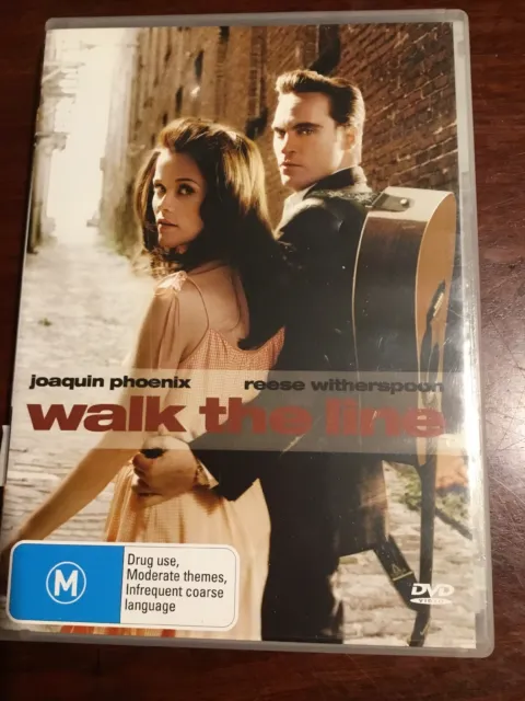 WALK THE LINE Joaquin Phoenix Reese Witherspoon Like New DVD R4 PAL