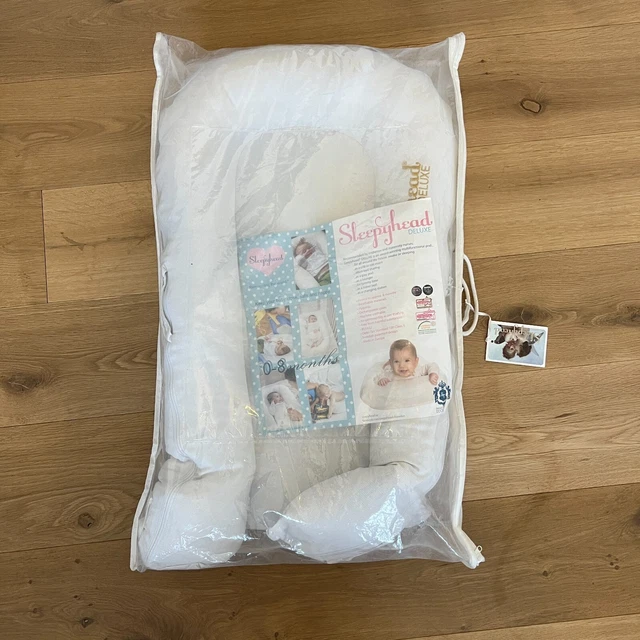 SLEEPYHEAD De Lujo Pod Nido Tumbona Blanca Etapa 1 0-8 Meses Unisex