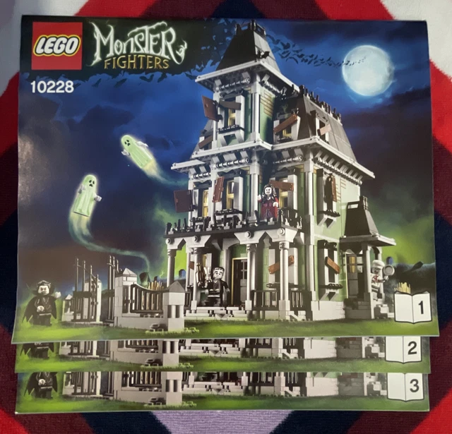 LEGO 10228 Monster Fighters Haunted House Original Instruction Manuals Booklets LEGO 10228 Monster Fighters Haunted House Original Instruction Manuals Booklets