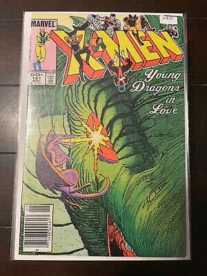 X-Men 181 Vol 1 Newsstand High Grade 8.0 Marvel Comic Book D74-57
