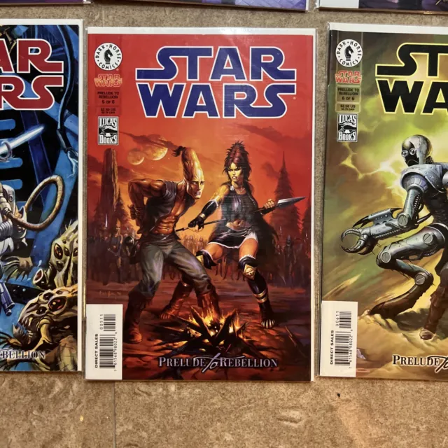 Star Wars Prelude To Rebellion #1-#6 Dark Horse Comics Complete Series Near Mint 6