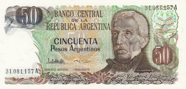 Billet de banque banknote money ARGENTINE ARGENTINA 50 PESOS NEUF NEW UNC