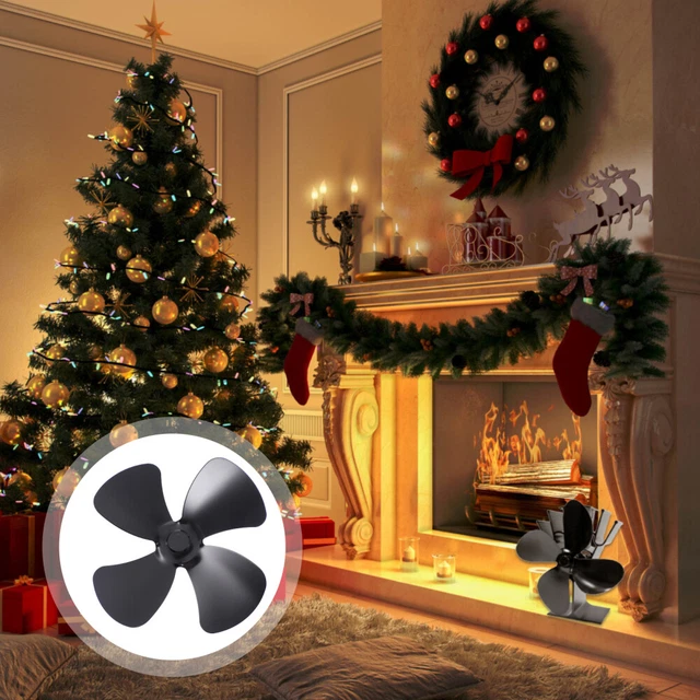 Fireplace Fan Leaves Replacement Insert Aluminum Alloy