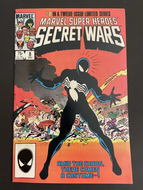 Marvel Super Heroes Secret Wars #8 (1984). Origin of the Alien Symbiote!!!